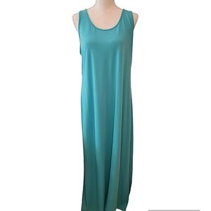 Plus Size Teal Maxi Dress